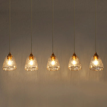 Dolohovstrout 45" 5-Light Brass Suspension Light