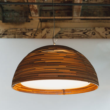 Sustainable Large Dome Pendant Lighting - Graypants 36" Width