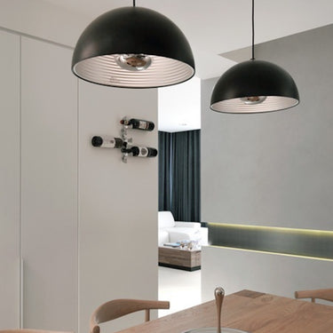 Seed Design Dome Pendant Large Black