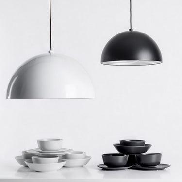 Seed Design Dome Pendant Large Black