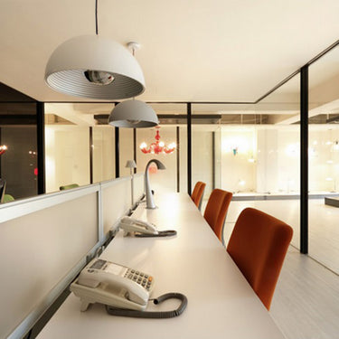 Seed Design Dome Pendant Medium White