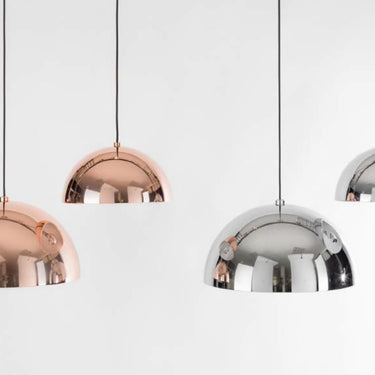 Seed Design Dome Pendant Large Chrome