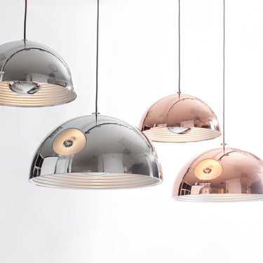 Seed Design Dome Pendant Medium Chrome