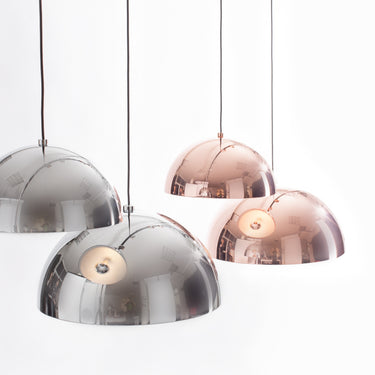 Seed Design Dome Pendant Large Chrome