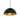 Contemporary Hanging Light Fixture for Commercial and Residential Spaces – Domos 16" Pendant in Black Finish