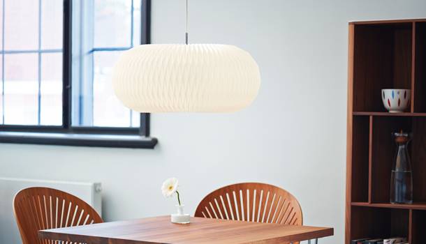 Le Klint Donut 195 Pendant - Large - Polished steel