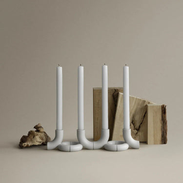 DOODLE taper candle holder in a styled room (5) | DOODLE by Daniel Jarefeldt for blomus