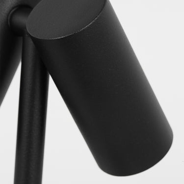 ETL listed black rechargeable lamp, USB-C charging, long-lasting battery life