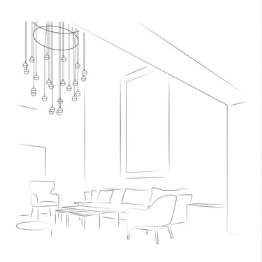 Seed Design Dora Pendant 12 Chrome