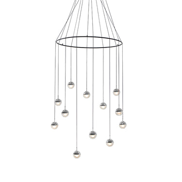 Seed Design Dora Pendant 12 Ring Chrome