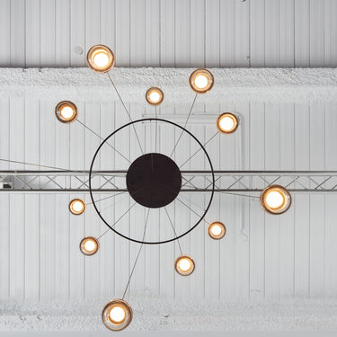 Seed Design Dora Pendant 12 Ring Brass