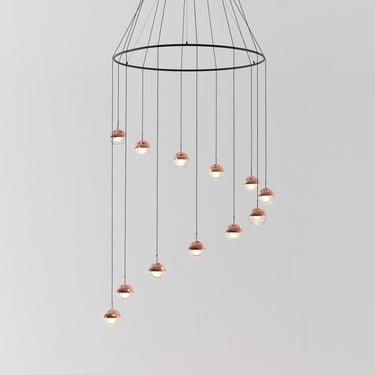 Seed Design Dora Pendant 12 Ring Copper