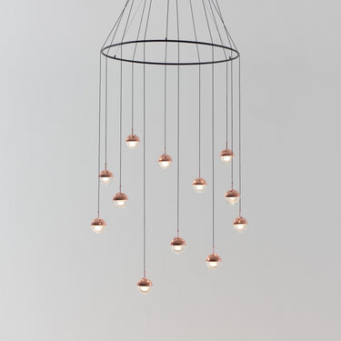Seed Design Dora Pendant 12 Ring Copper