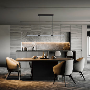 ET2 Dorian vertical bar pendant, lifestyle view 1