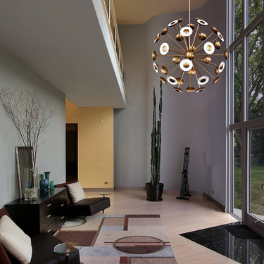 BlackJack Lighting Dot 36" Chandelier - Floor Model