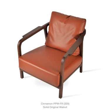 Drops Lounge Armchair Solid Walnut by SohoConcept - New