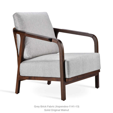 Drops Lounge Armchair Solid Walnut by SohoConcept - New