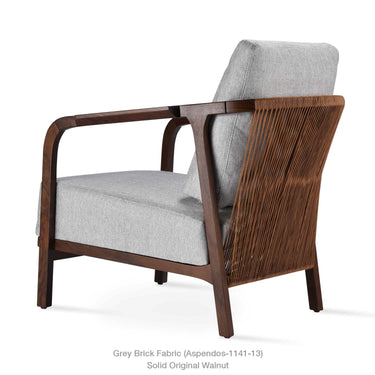 Drops Lounge Armchair Solid Walnut by SohoConcept - New