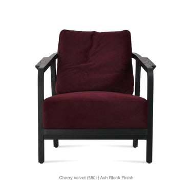 Drops Lounge Armchair Black Ash by SohoConcept - New