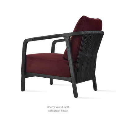 Drops Lounge Armchair Black Ash by SohoConcept - New