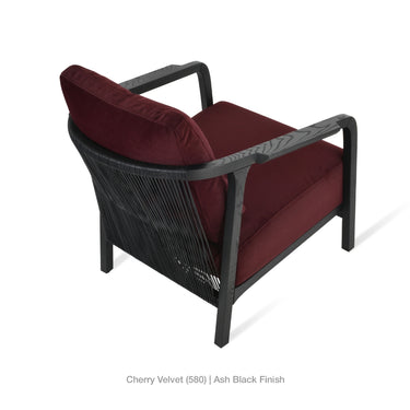 Drops Lounge Armchair Black Ash by SohoConcept - New