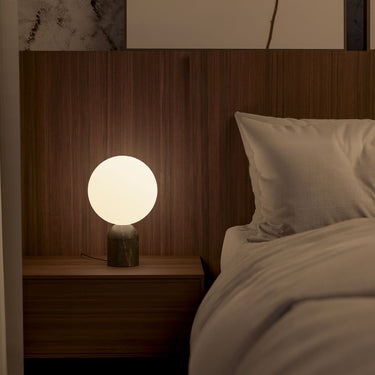 Luxury marble desk lamp with 90 CRI LED for home and office