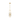 Duelle 19 pendant light in antique brass with glass shade and warm LED glow