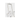Polished nickel glass pendant light Duelle 19 with 2700K warm illumination