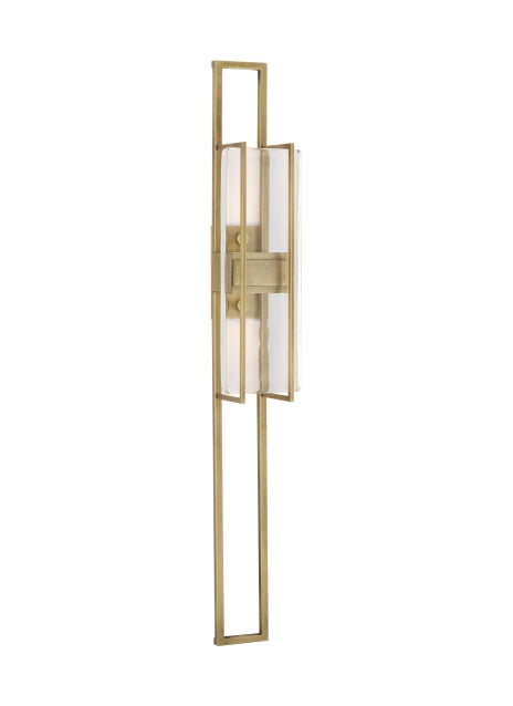 Duelle Large Brass Wall Sconce