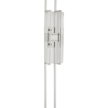 Dimmable 28 inch Duelle wall sconce, Visual Comfort Modern, up and down light for dining room, polished nickel