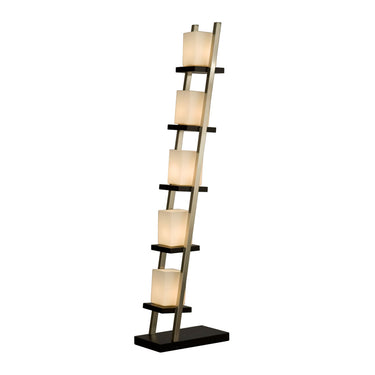 Nova of California Escalier Floor Lamp 61 Espresso Brushed Nickel