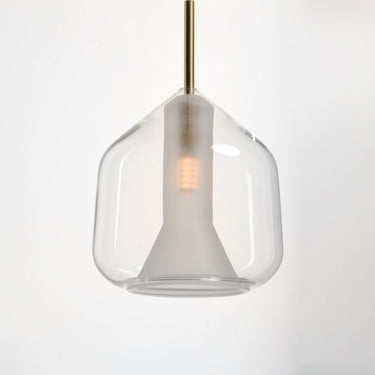 ET2 Deuce LED Pendant Satin Brass