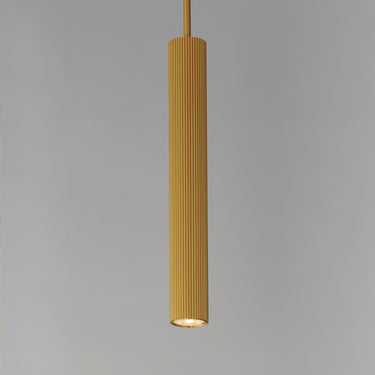 ET2 Reeds LED Pendant Stem Hung Gold
