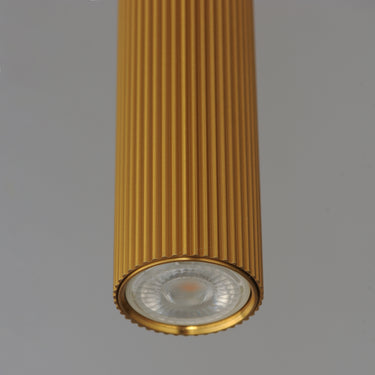 ET2 Reeds LED Pendant Stem Hung Gold