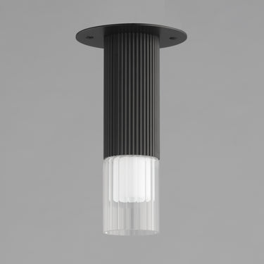ET2 Reeds LED Flush Mount Black