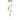 ET2 Reeds 5-Light LED Pendant Gold