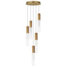 ET2 Reeds 5-Light LED Pendant Gold