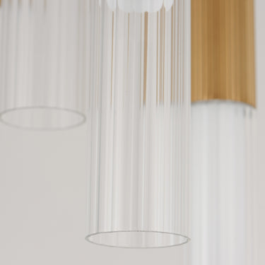 ET2 Reeds 5-Light LED Pendant Gold