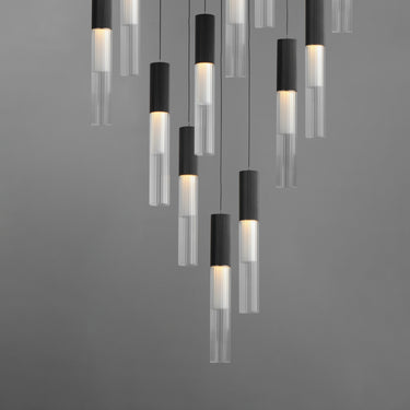 ET2 Reeds 12-Light LED Pendant Black