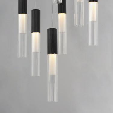 ET2 Reeds 12-Light LED Pendant Black
