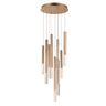 ET2 Diaphane LED 9-Light Pendant Gold