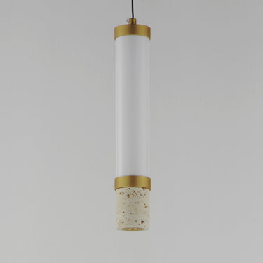 ET2 Travertine LED Pendant Travertine/Gold