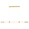 ET2 Travertine Linear LED Pendant Travertine/Gold