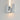ET2 Cortex ribbed glass wall sconce, Polished Chrome, close-up of the recessed downlight in the housing