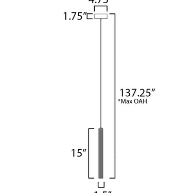 ET2 Cortex 14" LED Pendant Natural Aged Brass