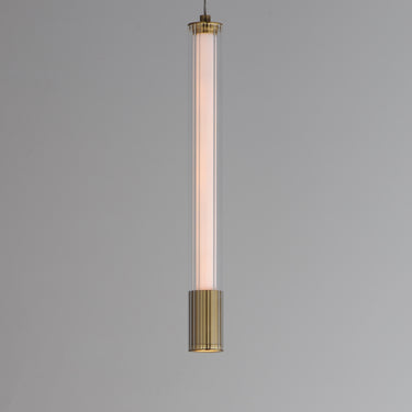 ET2 Cortex 14" LED Pendant Natural Aged Brass