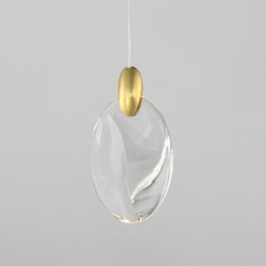 ET2 Pebble LED Pendant Black/Polished Gold