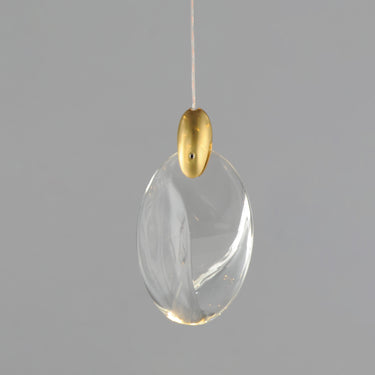 ET2 Pebble LED Pendant Black/Polished Gold