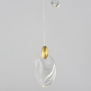 ET2 Pebble 3-Light LED Pendant Black/Polished Gold