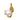 ET2 Elysian LED Wall Sconce Natural Aged Brass